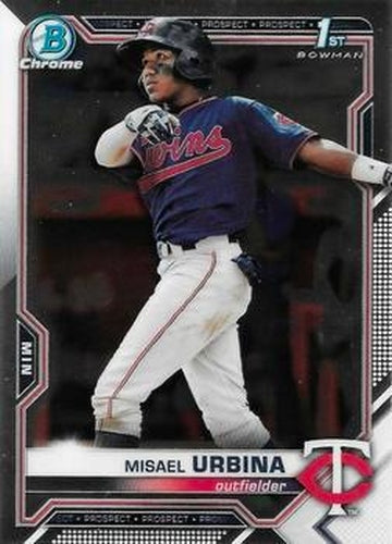 #BCP-206 Misael Urbina - Minnesota Twins - 2021 Bowman Chrome - Prospects Baseball