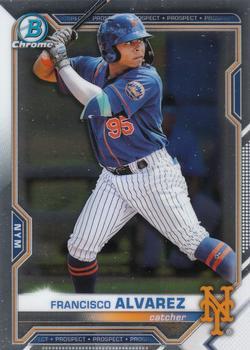 #BCP-209 Francisco Alvarez - New York Mets - 2021 Bowman Chrome - Prospects Baseball