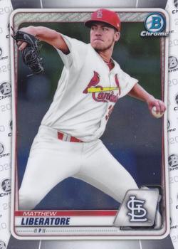 #BCP-209 Matthew Liberatore - St. Louis Cardinals - 2020 Bowman - Chrome Prospects Baseball