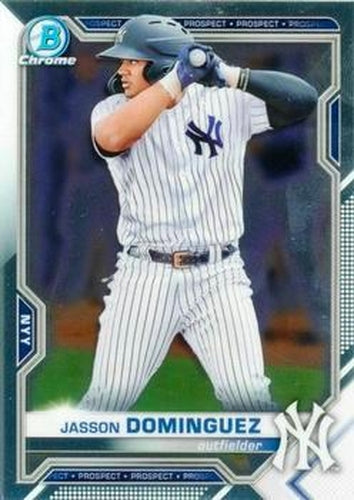 #BCP-213 Jasson Dominguez - New York Yankees - 2021 Bowman Chrome - Prospects Baseball