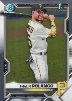#BCP-222 Shalin Polanco - Pittsburgh Pirates - 2021 Bowman Chrome - Prospects Baseball