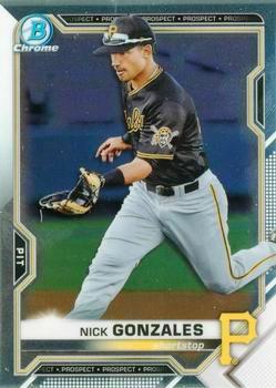 #BCP-224 Nick Gonzales - Pittsburgh Pirates - 2021 Bowman Chrome - Prospects Baseball