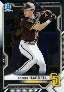 #BCP-225 Robert Hassell - San Diego Padres - 2021 Bowman Chrome - Prospects Baseball
