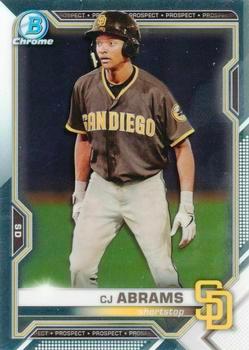 #BCP-227 CJ Abrams - San Diego Padres - 2021 Bowman Chrome - Prospects Baseball