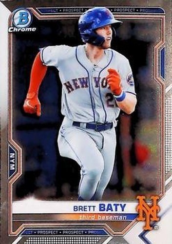 #BCP-237 Brett Baty - New York Mets - 2021 Bowman Chrome - Prospects Baseball