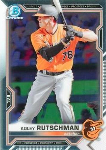 #BCP-241 Adley Rutschman - Baltimore Orioles - 2021 Bowman Chrome - Prospects Baseball
