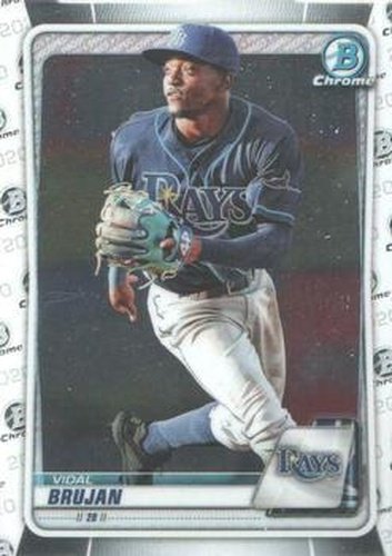 #BCP-241 Vidal Brujan - Tampa Bay Rays - 2020 Bowman - Chrome Prospects Baseball