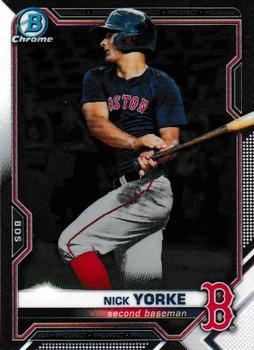#BCP-243 Nick Yorke - Boston Red Sox - 2021 Bowman Chrome - Prospects Baseball