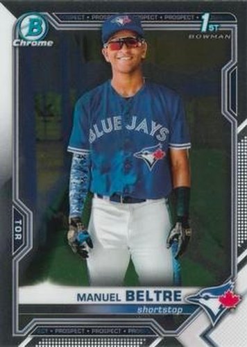 #BCP-244 Manuel Beltre - Toronto Blue Jays - 2021 Bowman Chrome - Prospects Baseball