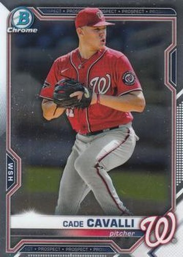 #BCP-250 Cade Cavalli - Washington Nationals - 2021 Bowman Chrome - Prospects Baseball