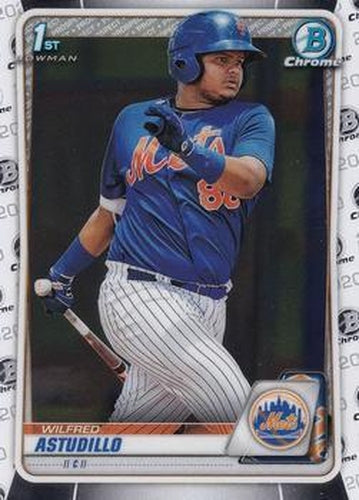 #BCP-37 Wilfred Astudillo - New York Mets - 2020 Bowman - Chrome Prospects Baseball