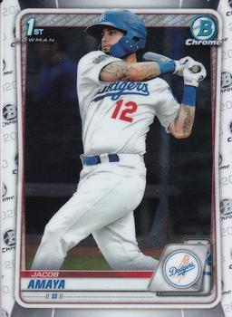 #BCP-3 Jacob Amaya - Los Angeles Dodgers - 2020 Bowman - Chrome Prospects Baseball