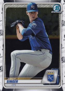 #BCP-42 Brady Singer - Kansas City Royals - 2020 Bowman - Chrome Prospects Baseball