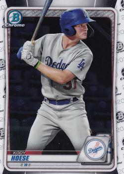 #BCP-4 Kody Hoese - Los Angeles Dodgers - 2020 Bowman - Chrome Prospects Baseball