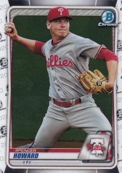 #BCP-55 Spencer Howard - Philadelphia Phillies - 2020 Bowman - Chrome Prospects Baseball