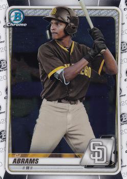 #BCP-62 CJ Abrams - San Diego Padres - 2020 Bowman - Chrome Prospects Baseball