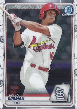 #BCP-66 Nolan Gorman - St. Louis Cardinals - 2020 Bowman - Chrome Prospects Baseball