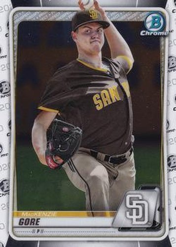 #BCP-74 MacKenzie Gore - San Diego Padres - 2020 Bowman - Chrome Prospects Baseball