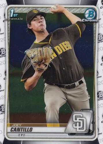 #BCP-76 Joey Cantillo - San Diego Padres - 2020 Bowman - Chrome Prospects Baseball