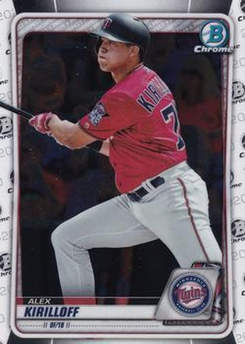 #BCP-80 Alex Kirilloff - Minnesota Twins - 2020 Bowman - Chrome Prospects Baseball