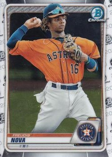 #BCP-82 Freudis Nova - Houston Astros - 2020 Bowman - Chrome Prospects Baseball