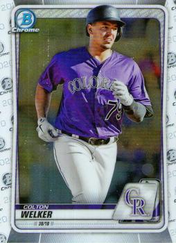#BCP-87 Colton Welker - Colorado Rockies - 2020 Bowman - Chrome Prospects Baseball