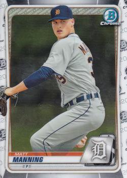 #BCP-99 Matt Manning - Detroit Tigers - 2020 Bowman - Chrome Prospects Baseball