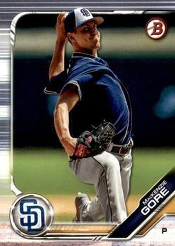#BD-103 MacKenzie Gore - San Diego Padres - 2019 Bowman Draft Baseball