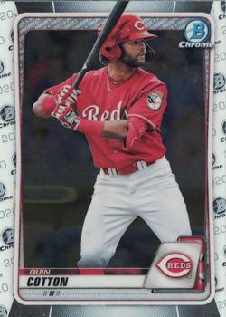 #BD-104 Quin Cotton - Cincinnati Reds - 2020 Bowman Draft - Chrome Baseball