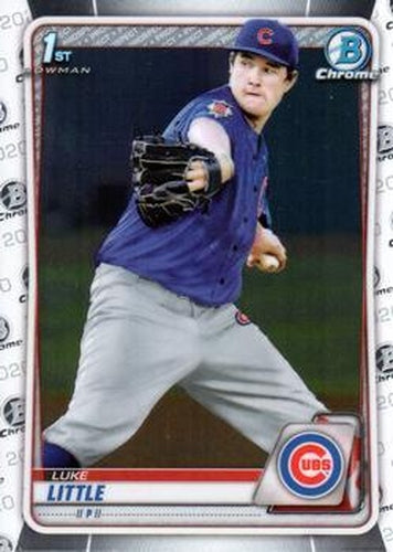 #BD-105 Luke Little - Chicago Cubs - 2020 Bowman Draft - Chrome Baseball