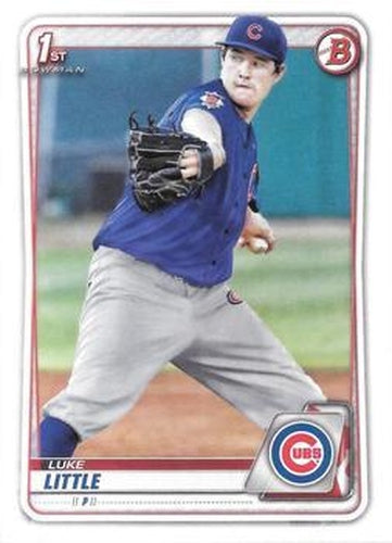 #BD-105 Luke Little - Chicago Cubs - 2020 Bowman Draft Baseball