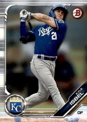 #BD-106 Kyle Isbel - Kansas City Royals - 2019 Bowman Draft Baseball
