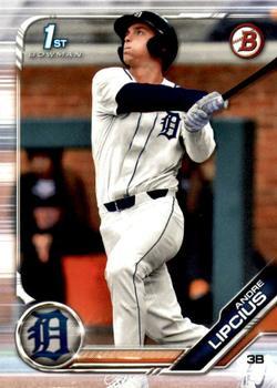 #BD-108 Andre Lipcius - Detroit Tigers - 2019 Bowman Draft Baseball