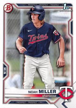 #BDC-109 - Noah Miller - Minnesota Twins - 2021 Bowman Draft - Chrome Baseball