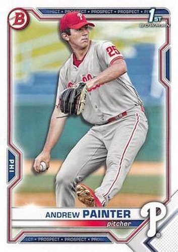 #BDC-10 - Andrew Painter - Philadelphia Phillies - 2021 Bowman Draft - Chrome Baseball