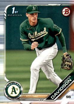 #BD-10 Logan Davidson - Oakland Athletics - 2019 Bowman Draft Baseball