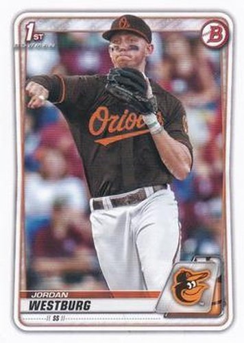 #BD-111 Jordan Westburg - Baltimore Orioles - 2020 Bowman Draft - Chrome Baseball