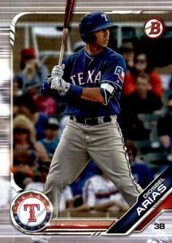 #BD-112 Diosbel Arias - Texas Rangers - 2019 Bowman Draft Baseball