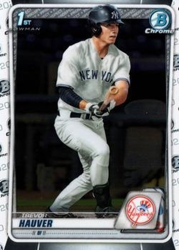 #BD-113 Trevor Hauver - New York Yankees - 2020 Bowman Draft - Chrome Baseball