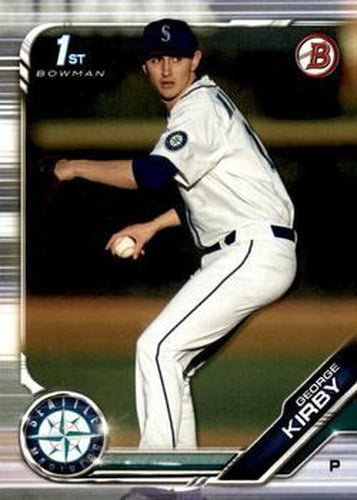 #BD-115 George Kirby - Seattle Mariners - 2019 Bowman Draft Baseball
