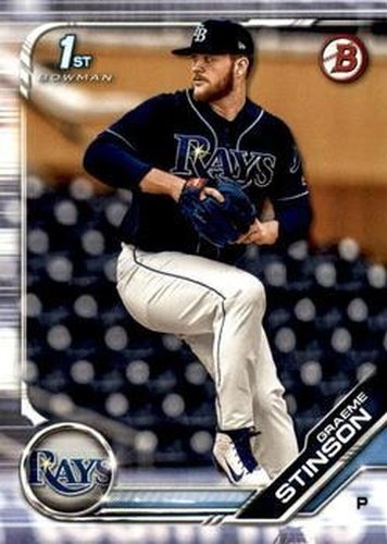 #BD-116 Graeme Stinson - Tampa Bay Rays - 2019 Bowman Draft Baseball