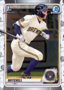 #BD-118 Garrett Mitchell - Milwaukee Brewers - 2020 Bowman Draft - Chrome Baseball