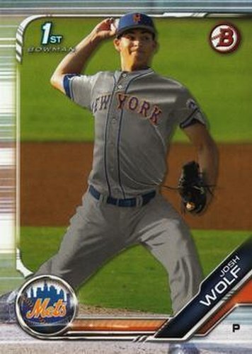 #BD-119 Josh Wolf - New York Mets - 2019 Bowman Draft Baseball