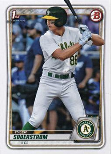 #BD-119 Tyler Soderstrom - Oakland Athletics - 2020 Bowman Draft Baseball