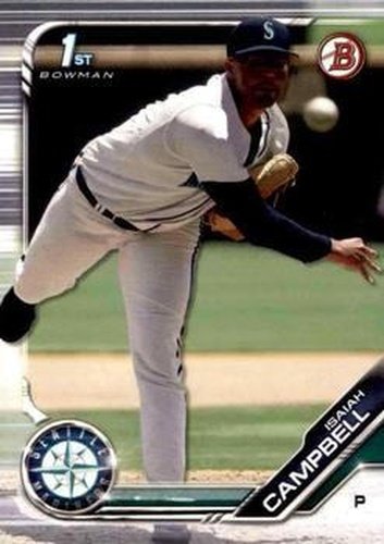 #BD-11 Isaiah Campbell - Seattle Mariners - 2019 Bowman Draft Baseball