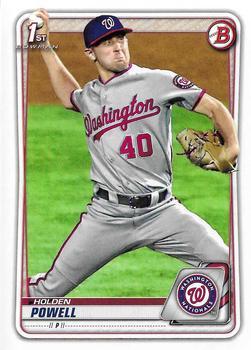 #BD-120 Holden Powell - Washington Nationals - 2020 Bowman Draft Baseball