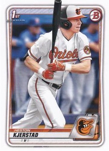 #BD-122 Heston Kjerstad - Baltimore Orioles - 2020 Bowman Draft Baseball