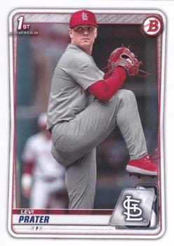 #BD-125 Levi Prater - St. Louis Cardinals - 2020 Bowman Draft Baseball