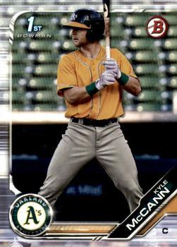 #BD-126 Kyle McCann - Oakland Athletics - 2019 Bowman Draft Baseball