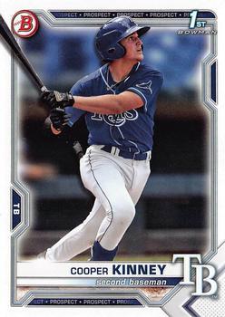 #BD-127 Cooper Kinney - Tampa Bay Rays - 2021 Bowman Draft Baseball